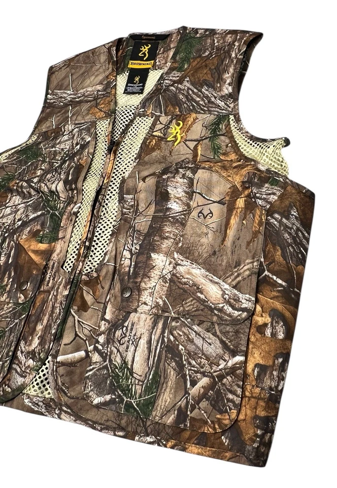Browning Reactar Camo Realtree Extra Mesh Vest Hunting Size Men’s Large - Image 3 of 4