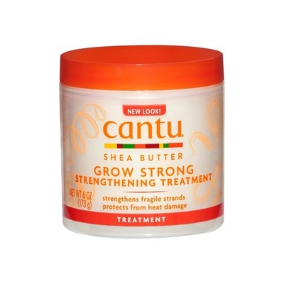 Cantu Grow Strong Strengthening Treatment with Shea Butter, 6 oz (Packaging May)