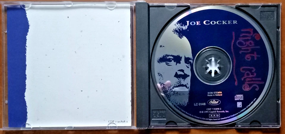 CD  von Joe Cocker, "night calls", - Bild 3 von 4