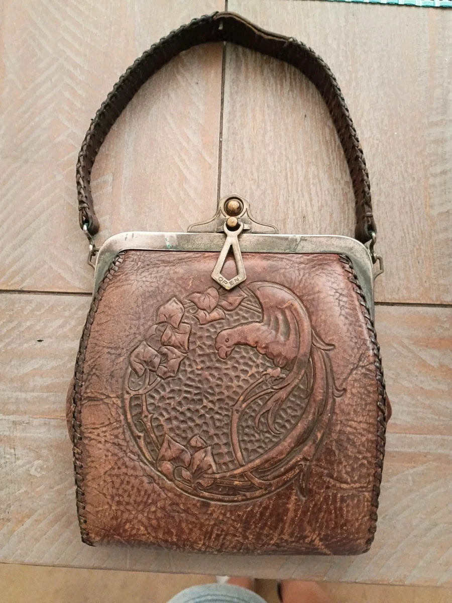 25+ Brown 1920s Decade Vintage Bags, Handbags & Cases for sale