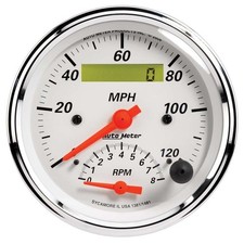 Auto Meter 3-38in Aw Tachspeedo Combo