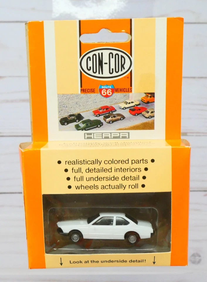 Lot: 11 Con-Cor Herpa Route 66 Vehicles, BMW Opel Porsche Mercedes Audi, 1/87 HO - Image 2 of 4