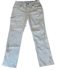 Orvis Pants Mens 32x30(29) Khaki Tech Performance Hiking Trail Trekking