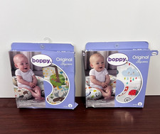x2 Boppy Original Pillow Cover Woodland Animals Cotton Blend Fabric 0-12 Months