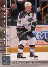 Scott Young St. Louis Blues 2001 Be A Player In The Game Hockey Card #187