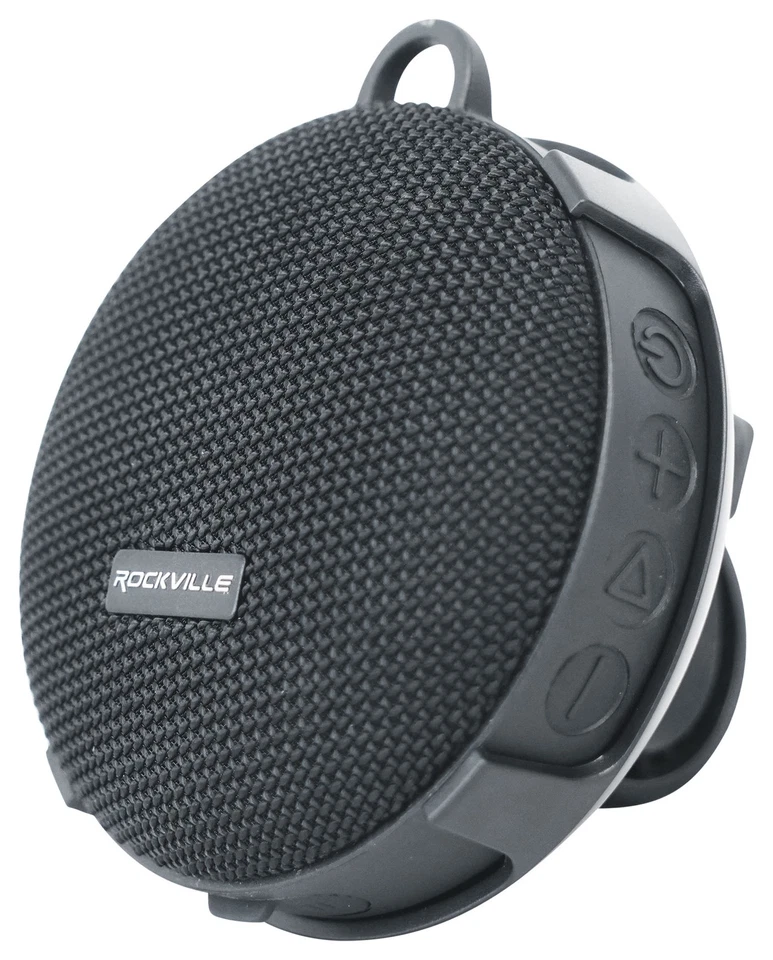 Rockville R-GO 16 Watt Waterproof Portable Bluetooth Speaker+Bicycle Bar Mount