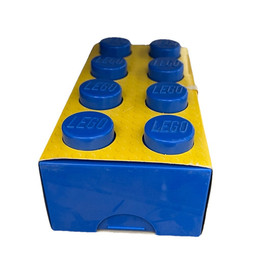 LEGO Box 8 Knobs (4023) Blue - 10 x 20 x 7.5 cm / 3.9 x 7.9 x 3 in