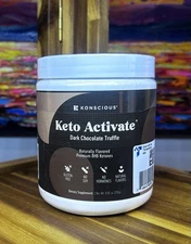 KETO ACTIVATE Konscious DARK CHOCOLATE TRUFFLE Ketones BHB -Boost Energy-SEALED