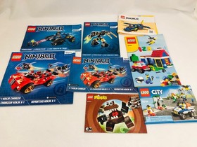 Lego Instruction Manuals Huge Mixed Lot Of 40+ Minecraft, Star Wars, DC, Marvel