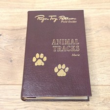 Roger Tory Peterson Field Guides Animal Tracks 50th Anniversary Leather Book