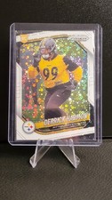 2025 Panini Prizm Derrick Harmon White Disco Prizm #368 Steelers (RC)