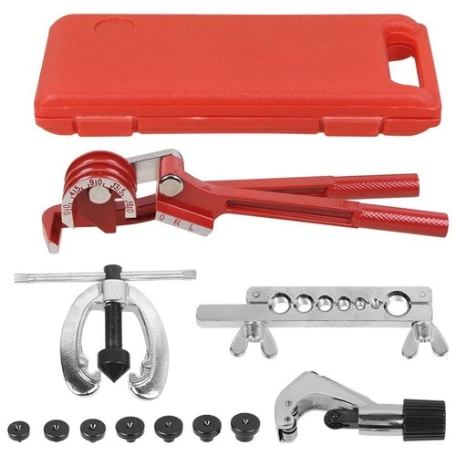 Bremsleitung Bördelgerät Bremsleitungen m. Rohrschneider Werkzeugsatz für Bördel - Bild 12 von 33