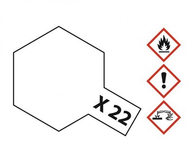 X-22 Klarlack Streichfarbe glänzend 23ml Tamiya