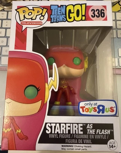 STARFIRE AS THE FLASH TEEN TITANS GO! FUNKO POP TELEVISION #336 TOYS R US EXCL.