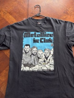Metallica Vintage Met Club Shirt Large L 1998
