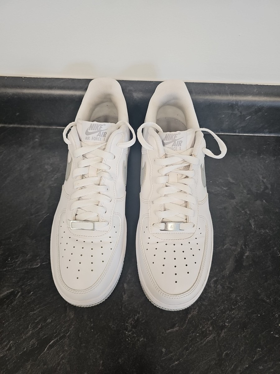 Nike Air Force 1 07 White Light Smoke Grey FJ4146-100 Men Size | eBay