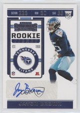 2019 Panini Contenders Rookie Ticket Jayon Brown #141 Auto 00en