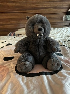 Jellycat Wilf Wolf Plush Toy with Bean-Filled Base 9 Inch Cozy Companion