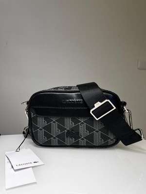 lacoste the blend tasche schwarz