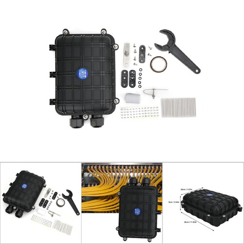 1 In 1 Out IP68 Waterproof Fiber Optic Splice Box Sealed Reliable Connection For - Afbeelding 9 van 9