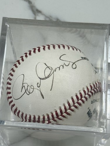 Roger Clemens Signed Baseball MLB Legend Autograph w/ Display Cube No COA - Picture 6 of 7