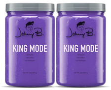 Johnny B King Mode Styling Gel 32oz. New Purple Jar -PACK OF 2- FREE SHIPPING