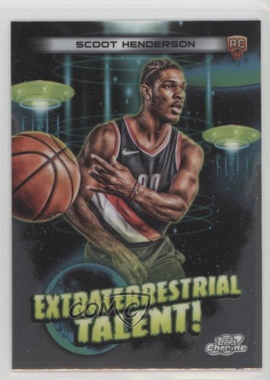 2023-24 Topps Cosmic Chrome Extraterrestrial Talent Scoot Henderson Rookie RC