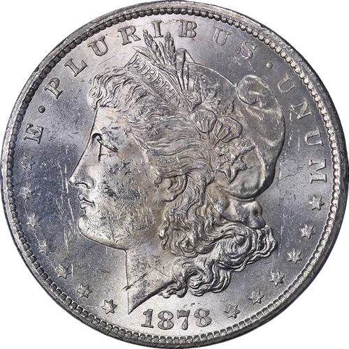1878-CC Morgan Silver Dollar PCGS MS62 Nice Eye Appeal Nice Strike