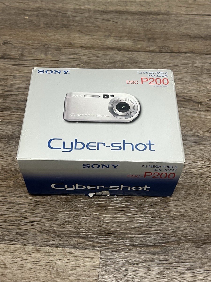 Sony Digital Compact Camera Cyber -shot DSC-P200 7.2MP 3x Zoom