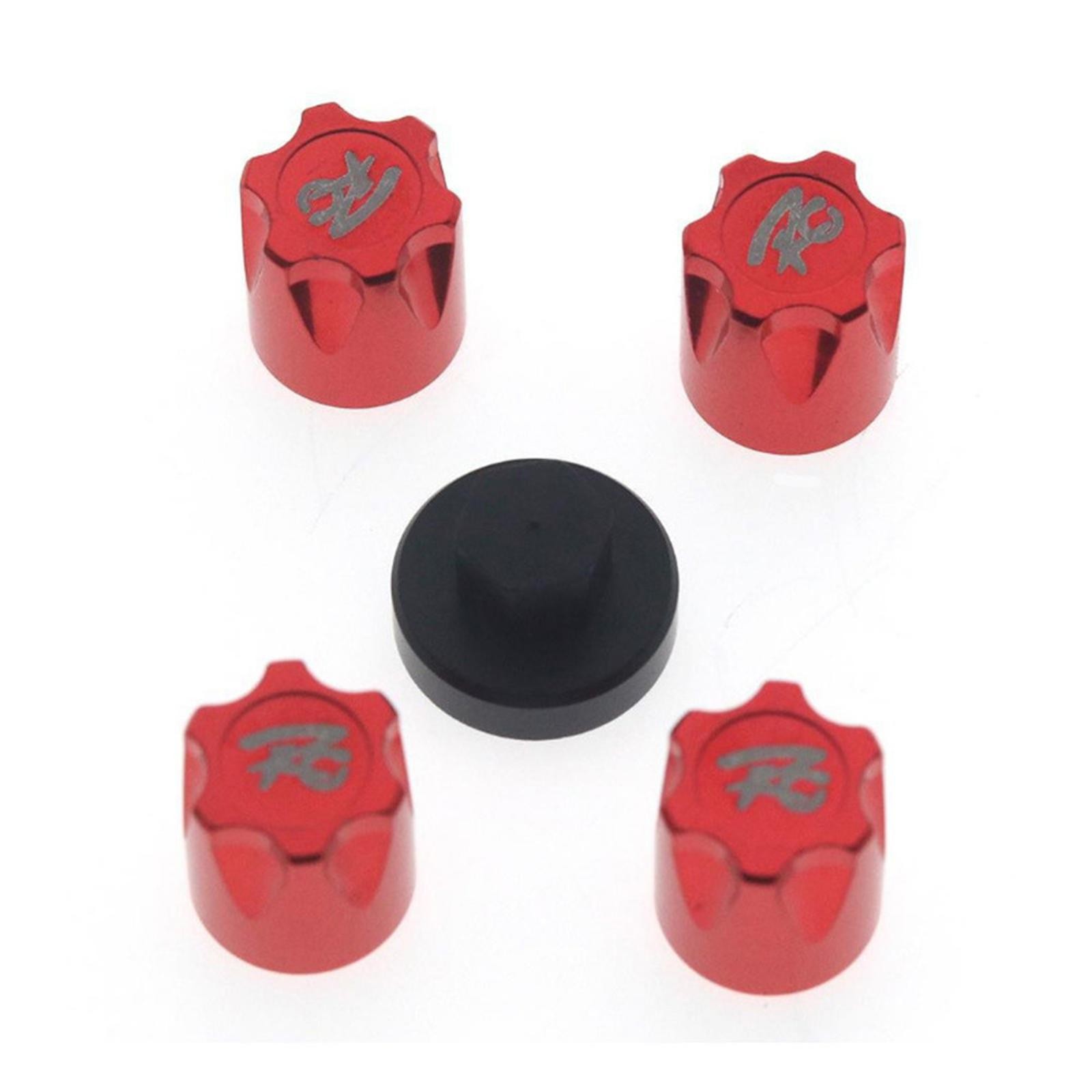 Wheel Rim Center Cap M4 Nut For 1/10 Rc Crawler Trx4 Axial S