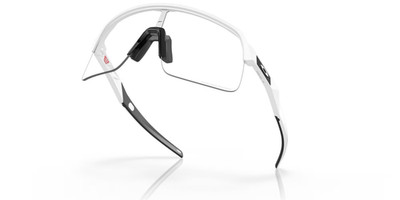 Oakley Sutro clear to black iridium photochromic Lenses,  matte white Frame