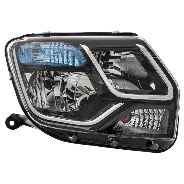 Halogen Scheinwerfer Frontscheinwerfer Rechts H4 Schwarz FüR Dacia Duster-image