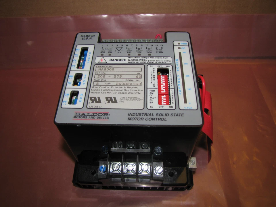 BALDOR MOTOR CONTROL MA8008 NEW - Image 2 of 4