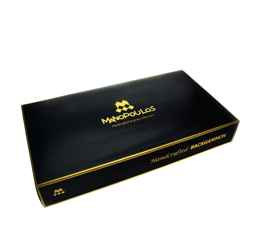 Luxury Manopoulos Grey Vavona Backgammon Set - Handmade in Greece, 48 x 60cm - Picture 4 of 7