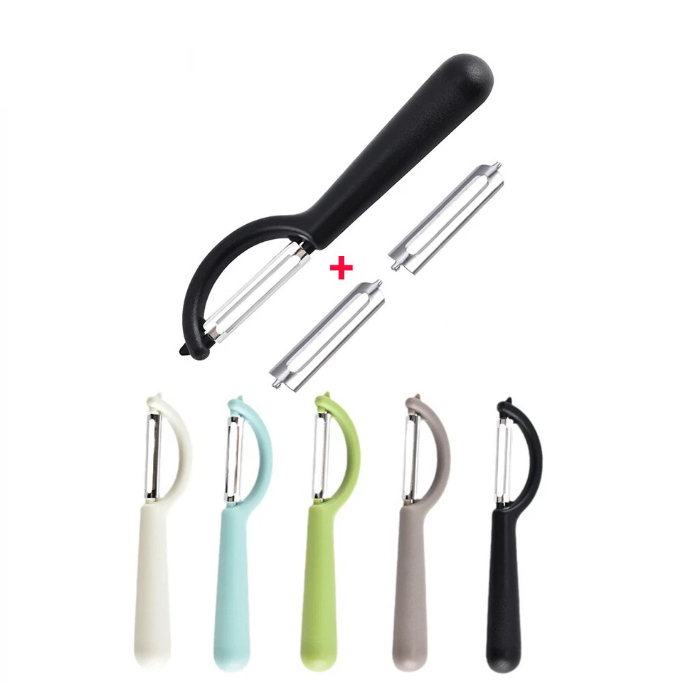 P-Schäler Tupper Set Mit 2 Ersatzklingen,Sparschäler Für Gemüse,Universell Karto - Bild 2 von 4