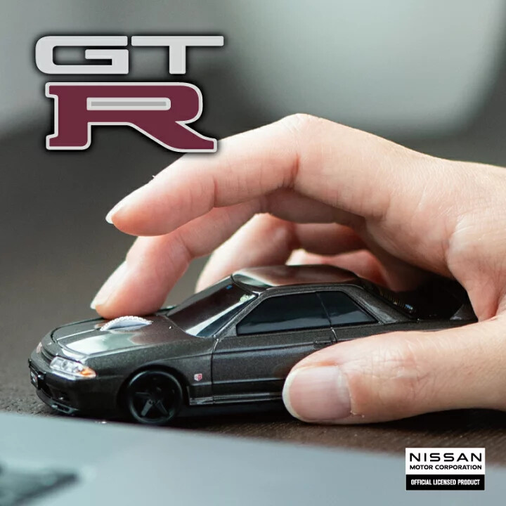 Wireless Nissan Skyline GT-R BNR32 Bluetooth 5.1 Gaming Mouse-image