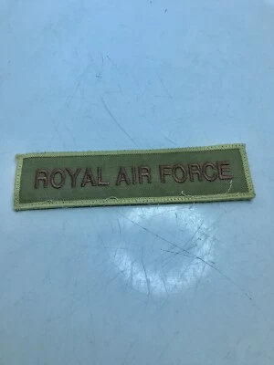 Royal Air Force Issue Tan Sew On Patch (RAF Regiment) Size 5 3/8” X 1 3/8” - Image 1 of 2