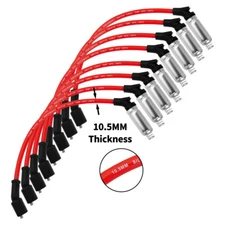 8pcs 48322 10.5mm Spark Wires Fits For Chevy Silverado GMC 4.8L 5.3L 6.0L V8