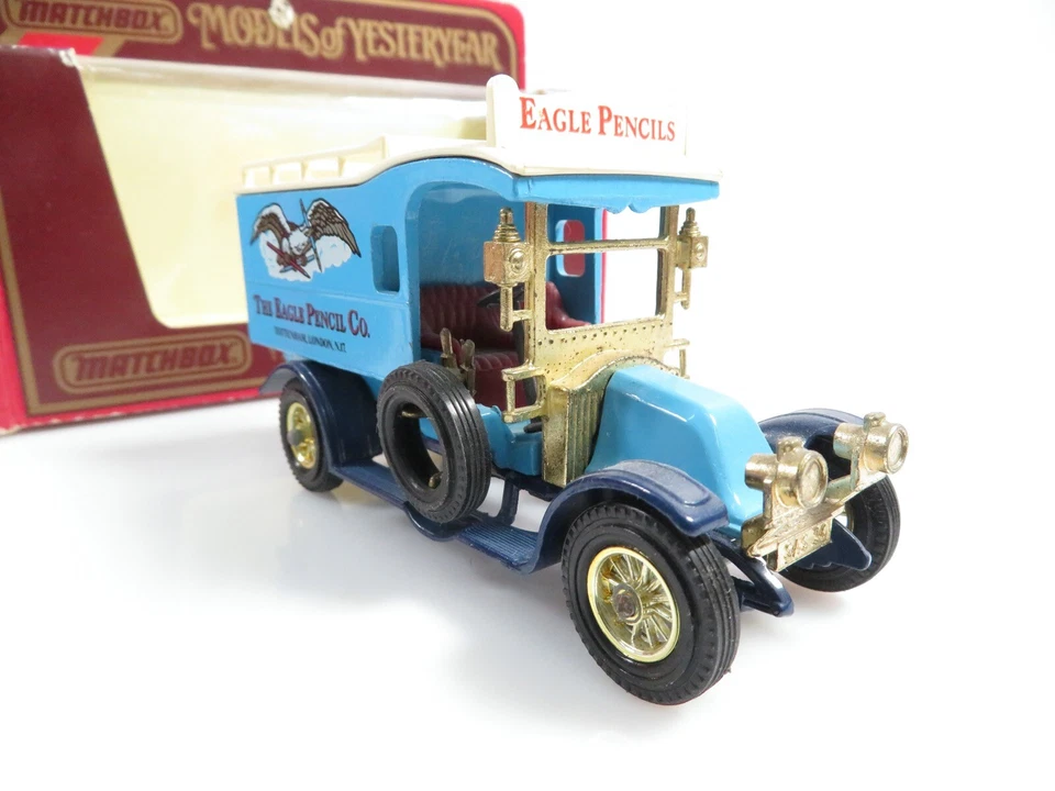 Matchbox Models of Yesteryear Y25 1910 Renault AG Eagle Pencil #9147 - Bild 3 von 4