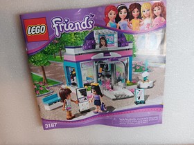 Genuine LEGO Friends Butterfly Beauty Shop 3187 Instruction Manual Only