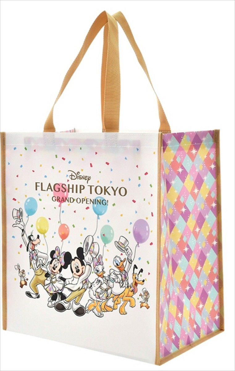 FLAGSHIP TOKYO Eco Reusable Shopping Bag Mickey & Friends