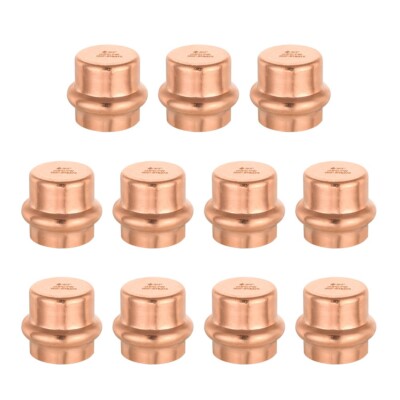 10 PCS EFIELD Press Fit 3/4 '' Plug (End Cap) For Copper Tube Connect, Lead Free