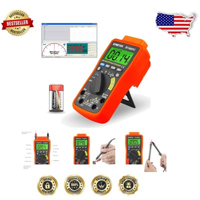 Multifunctional Digital Multimeter with Auto Backlight & Safety Certifications