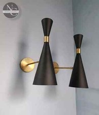 1950's Mid Century Modern Brass Italian Wall Sconce Stilnovo Wall Christmas Gift