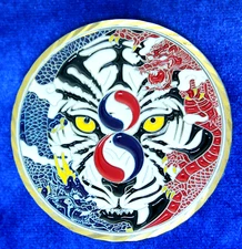 ROK 8th Marine Corps Brigade White Tigers Korean Challenge Coin C-73