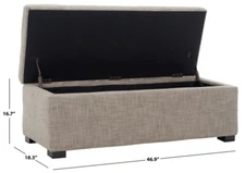 Safavieh MADISON LG STORAGE BENCH, Reduced Price 2172740448 HUD8226M