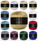 25g Pro Lana Arista Glitzer Häkelgarn Wolle zum Häkeln Stricken GP 198,00€/1kg