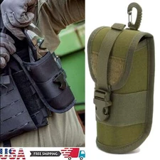 Tactical Eyeglasses Case Bag with Belt Clip Hard Shell Sunglasses Storage Box