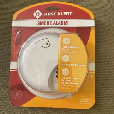 First Alert SA303CN3 Battery Powered Ionization Smoke Alarm with Test/Silence