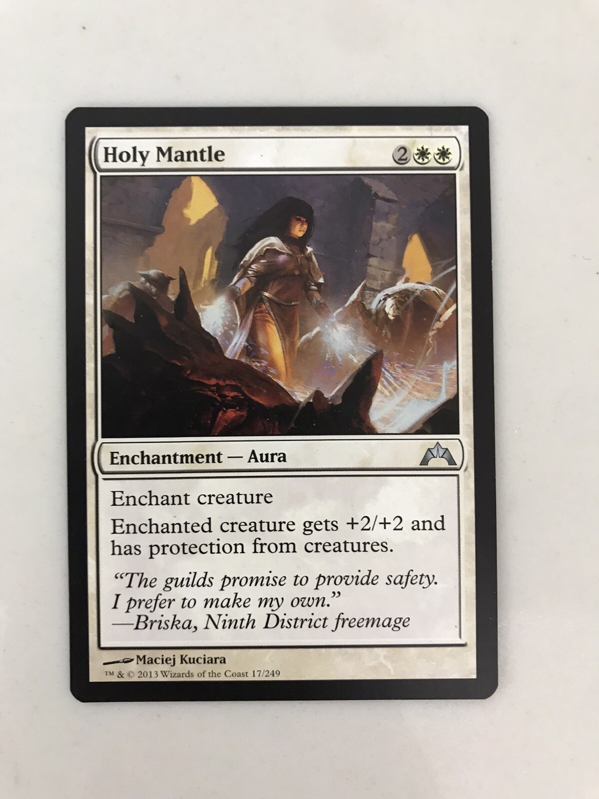Holy Mantle MTG Magic the Gathering Card NM Near Mint Gatecrash